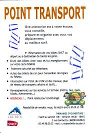 L Offre Du Point Transport Ville De Loudun Officiel Facebook