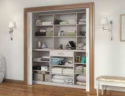 Magnolia bathroom collection storage linen cabinet. Linen Cabinets Hall Closet Organizers California Closets