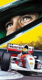 Ayrton Senna Artwork By Sheraz A Ayrton Senna Senna Ayrton