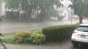 Roof debris from a home off sharon road is thrown into the surrounding yards after being ripped off due to damaging winds saturday night. Tornado Warnings Large Hail Send Local Residents To Cover Flooding Remains A Concern