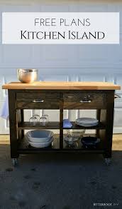 rustic x kitchen island inspired by