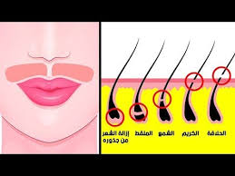 ٩ طرق للتخلص من شعر الوجه طبيعي ا Youtube Female Facial Hair Lip Hair Removal Lip Hair