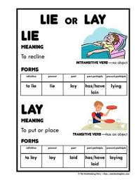 Lie And Lay Is A Common Grammar Issue We Actually Teach A Unit On This In Our Analytical Grammar Program The Di Grammar And Vocabulary Teaching Learn English