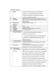 Sebelum mengulik berbagai contoh review jurnal dan contoh resume jurnal serta perbedaannya, ada baiknya kita memahami pengertian dari keduanya.artikel ini akan terlebih dahulu membahas mengenai contoh review jurnal. Cjr Psikologi Pendidikan Review Jurnal