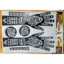 Mehndi Henna Tattoo Designs Reuseable Stencil Women Girls Hand Finger Body Paint Designs Chhapa Buy Online At Best Prices In Pakistan Daraz Pk