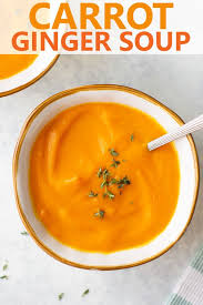 This best ever creamy carrot ginger soup is the best carrot soup that's warm, hearty, and packed with spicy ginger and creamy coconut. Carrot Ginger Soup Meaningful Eats