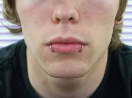 Schlangenbisse Piercing No Labio Piercings Faciais Ideias Para Piercings