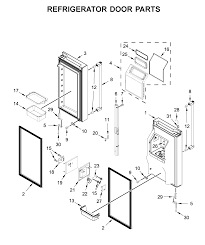 bottom mount refrigerator parts