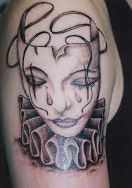Black And Gray Cupcake Tattoo Tattoos By Anne Morando Adorn Tattoos Piercing Jewelry Portland Clown Tattoo Clown Face Tattoo Tattoo Images