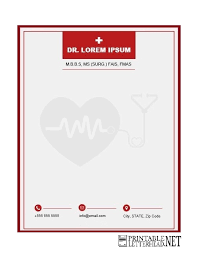 A cash receipt template will be able to help you maintain fair, along with coordinated! 6 Free Medical Letterhead Sample Template Printable Letterhead