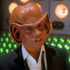 Neelix: Cook, Reporter, Annoying, Action Hero! Throws guy off to his death,  and smiles hoping for better ratings now that he has news to report on!