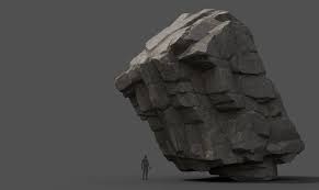 Modular Rocks 3d Model Low Poly Obj Mtl Fbx 30 Rock 3d Model Arch Model