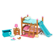 Maybe you would like to learn more about one of these? Li L Woodzeez Miniature Furniture Playset 18pc Bunk Bed Bedroom Set Target