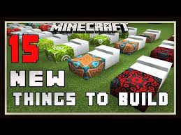 Minecraft 15 New Things To Build With Terracotta And Concrete Blocks Youtube Minecraft Designs Concrete Blocks Minecraft So you need to place the concrete powder right next to blocks of water. concrete blocks minecraft