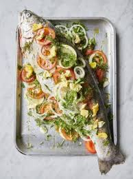 Mary Berry S Whole Roasted Trout Jamie Oliver Recipes Recipe In 2020 Trout Recipes Whole Trout Recipes Jamie Oliver Recipes