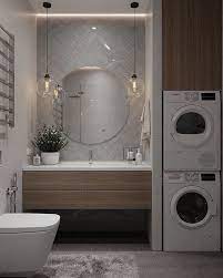 Organizzare Lavanderia In Bagno Con Asciugatrice E Lavatrice Arredamento Piccolo Bagno Arredamento Lavanderia Arredamento Bagno