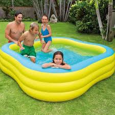 Intex Beach Wave Swim Center Pool Intex Inflatable Family Pools Http Www Intheswim Com P Intex Be Children Swimming Pool Family Pool Family Inflatable Pool