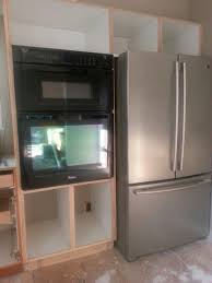 Wall Oven Cabinet Before Door Installation Oven Cabinet Wall Oven Kitchen Dinning