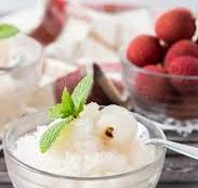 Lychee-Ginger Granita