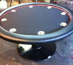 Pin On Custom Poker Tables Round With Lights