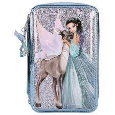 3 fach federtasche iceprincess art sketches sketches coloured pencils