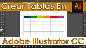 Crear Tabla En Illustrator Actualizado Febrero 2022
