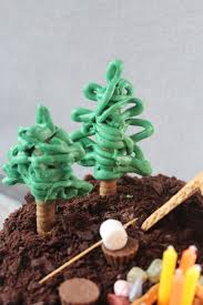 Hello friends it's a vanilla cake filled with fresh strawberries and buttercream frosting. Easy S Mores Camping Cake For Beginner Bakers Feeling Nifty