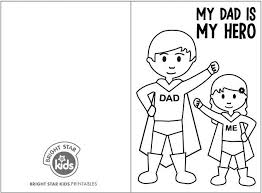 Free Super Dad Father S Day Printable Father S Day Printable Fathers Day Crafts Love Coloring Pages
