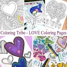Showing 12 coloring pages related to purple heart. With All Thy Heart Coloring Pages Samples From Let S Color Together