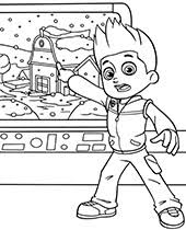 About paw patrol coloring pages. Big Ryder Coloring Page Paw Patrol Topcoloringpages Net