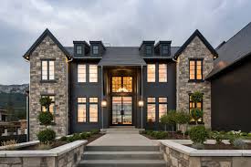 Where can you find houses with black exteriors? 75 Beautiful Black Exterior Home Pictures Ideas July 2021 Houzz