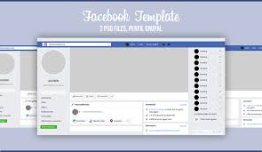 Template Facebook Profile Group By Vitya2203 On Deviantart In 2020 Facebook Profile Templates Profile