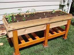 Counter height garden box are easy to build and great for those of us that just can't get down on the ground any longer. Diy Waist High Planter Box Your Projects Obn