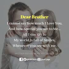 Check spelling or type a new query. Tag Mention Share With Your Brother And Sister Best Brother Quotes Brother Quotes Sibling Quotes Brother