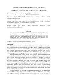 Risawandi s.t.,m.kom contoh review literatur review paper judul implementasi algoritma djikstra untuk mendapatkan jalur tercepat dan jalur terpendek jurnal proceding snatika (seminar nasional teknologi informasi, komunikasi, dan aplikasinya. Literature Review Adalah Contoh