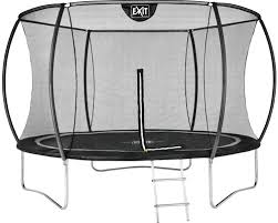 Trampolin Exit Mit Sicherheitsnetz Und Leiter 256 X 305 Cm Schwarz Bei Hornbach Kaufen