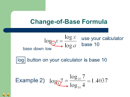 10 14 Applications Of Logarithms Ex 1 Solve Log X Round To 4 Decimal Places Remember Common Log Base 10 Log 6 Log 10 6 X Ppt Download