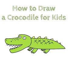 Welcome to how to draw for kids. How To Draw A Crocodile For Kids How To Draw Easy