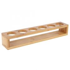 Candles are held in place and the flame is protected by the glass shell. Wooden Desktop Single Row 6 Bottles Wine Cup Rack Glass Holder Display Shelf Organizer For Kitchen Bar Drinkware Tools Water Bottle Cup Accessories Aliexpress