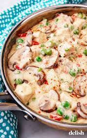 Chicken A La King Is The Easiest Comfort Dish Recipe Chicken A La King Recipes Chicken A La King Food