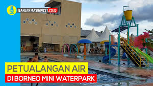 Harga tiket masuk dan alamat lokasi wisata keluarga water park ciperna cirebon from dolanyok.com harga tiket waterpark sampit : Taman Rekreasi Petualangan Bermain Air Di Tengah Kota Banjarmasin Youtube