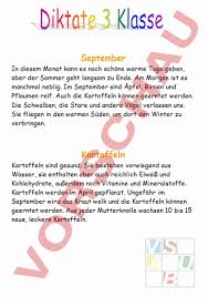 Klasse 2 sind auch diktate über die lernwörter klasse 1 2 eingestellt, gut zur wiederholung. Arbeitsblatt Diktat 3 Klasse Deutsch Rechtschreibung