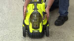 These batteries work in tandem to deliver consistent power during use. Ryobi 18v Lawn Mower What S New In Our Aisles Youtube