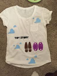 I sewed the green edging around the top. Disney Diy Toy Story Shirt Disney Diy Toy Story Shirt Diy Toys
