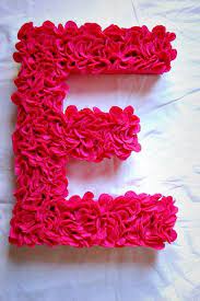 all growed up the letter e letter a crafts monogram letters flower letters
