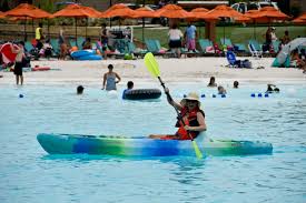 Pool Kayak Water Sports Lagoon Pool Pool Ideas Water Games Water Sports Blue Aesthetic Luxury Lifestyl Lagoon Pool Tropical Pool Landscaping Pool