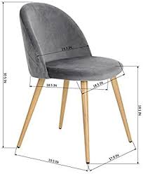 Amazon Com Greenforest Velvet Dining Chairs Mid Century Modern Accent Leisure Chairs Upholste In 2020 Upholstered Chairs Mid Century Modern Chair Velvet Dining Chairs