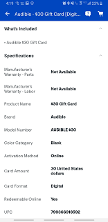 To be eligible and see the option to buy extra credits online, you must: Be Careful Misleading And False Advertising On The Best Buy Audible Gift Card Promotion I M Partially Blind And Have Double Vision And Missed The Small Text In The Top Left Of The