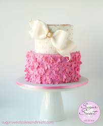 Girly Rose Gold 18th Birthday Cake Pink And Gold Ruffled Cake Ruffle Cake Little Girl Birthday Cakes Pink Cake