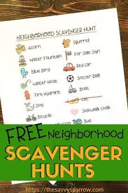 Neighborhood Scavenger Hunt With Free Printables Neighborhood Scavenger Hunt Outdoor Scavenger Hunts Scavenger Hunt For Kids